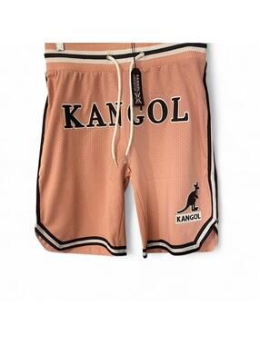 Kangol Men’s Mesh Shorts – Pink - Small